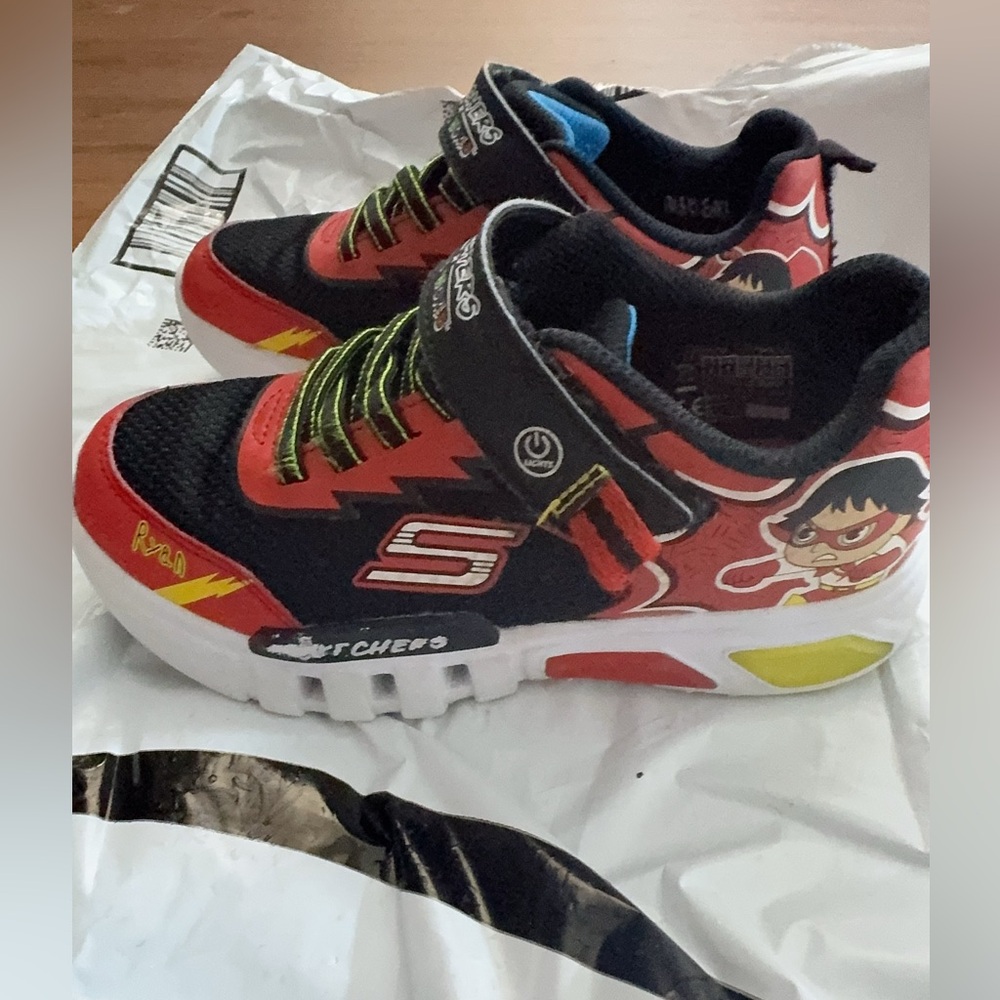 Skechers Kids' Red and Black Sneakers 2